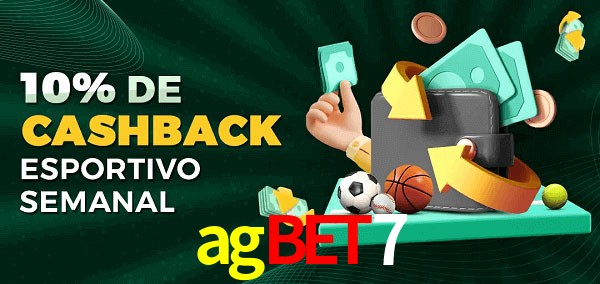 10% de bônus de cashback na agbet7